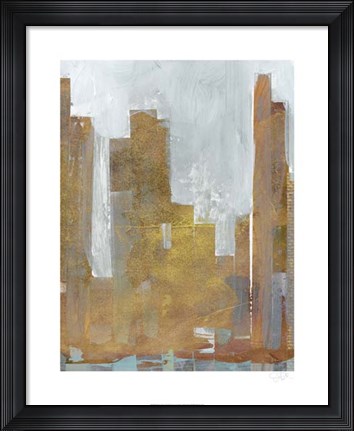 Framed Urban Dawn I Print