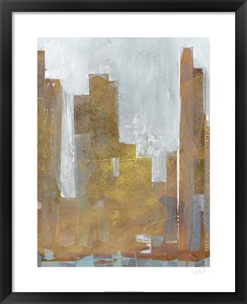 Framed Urban Dawn I Print