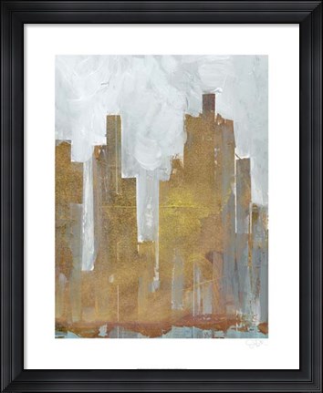 Framed Urban Dawn II Print