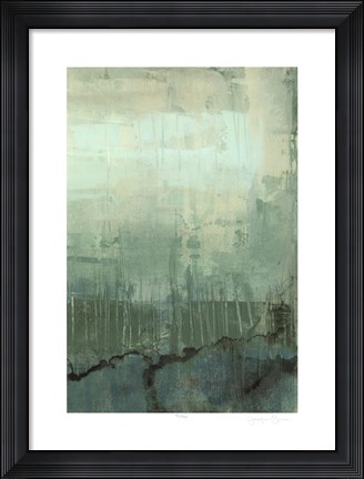 Framed Emerald Sky II Print