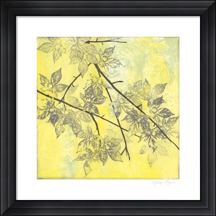 Framed Fluttering Maple I Print
