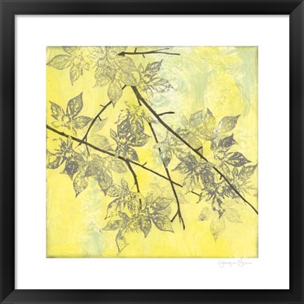 Framed Fluttering Maple I Print