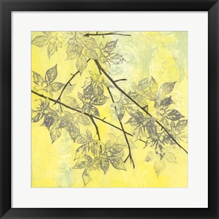 Framed Fluttering Maple I Print