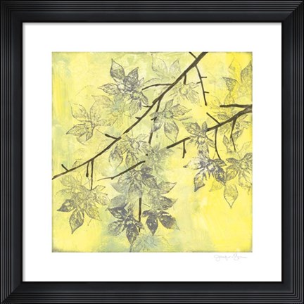 Framed Fluttering Maple II Print