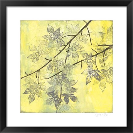 Framed Fluttering Maple II Print