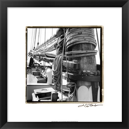Framed Ship Shape I Print