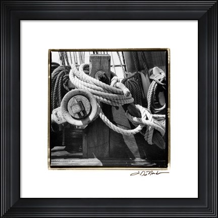 Framed Ship Shape II Print