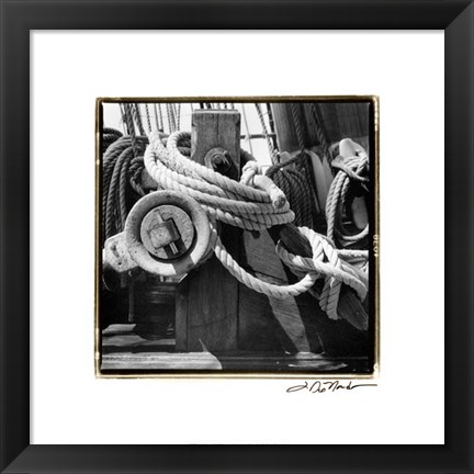 Framed Ship Shape II Print