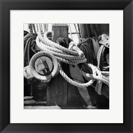 Framed Ship Shape II Print