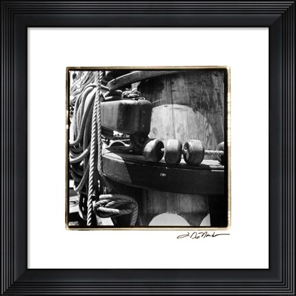 Framed Ship Shape III Print
