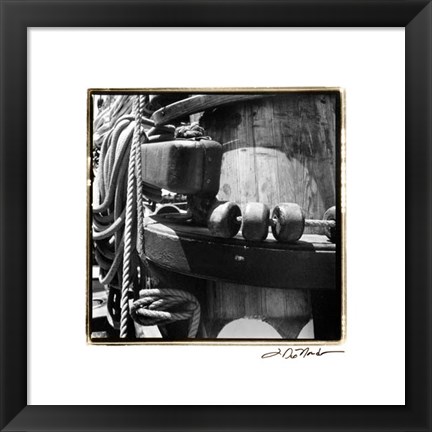 Framed Ship Shape III Print