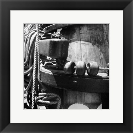 Framed Ship Shape III Print