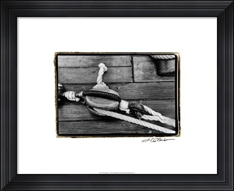 Framed Ship Shape V Print