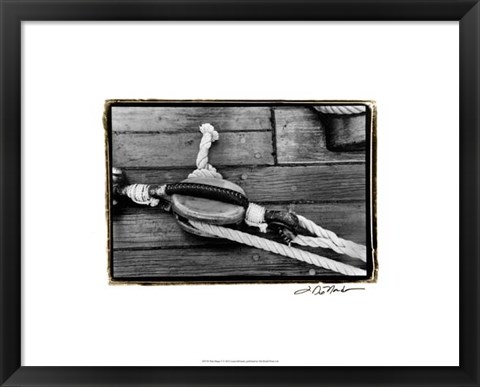 Framed Ship Shape V Print