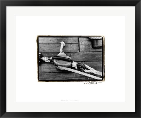Framed Ship Shape V Print
