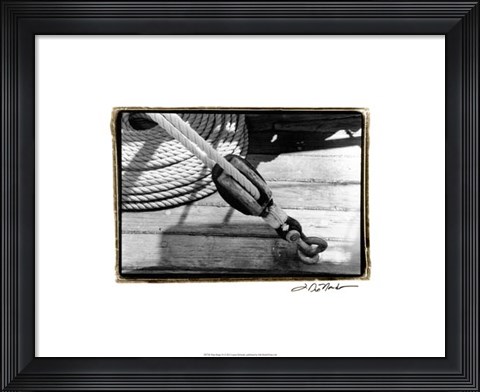 Framed Ship Shape VI Print