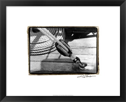 Framed Ship Shape VI Print
