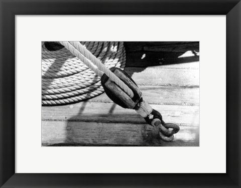 Framed Ship Shape VI Print