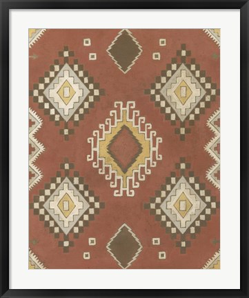 Framed Non-Embellished Native Design II Print