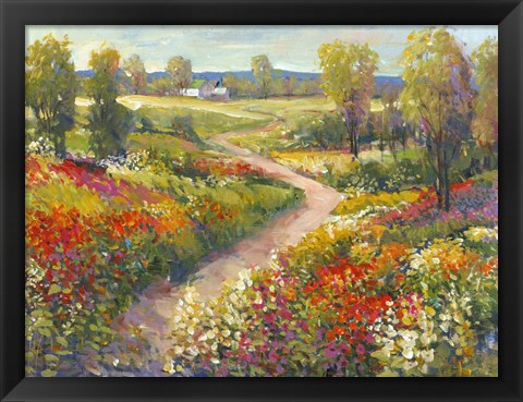 Framed Morning Walk II Print