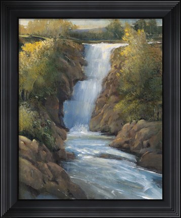 Framed Snow Melt II Print