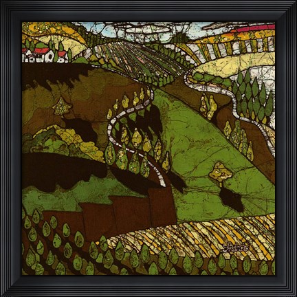 Framed Cypress Road Print