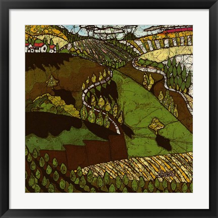 Framed Cypress Road Print