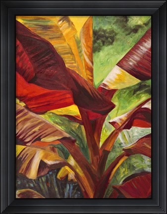 Framed Banana Duo I Print