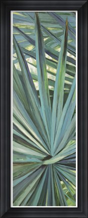 Framed Fan Palm I Print