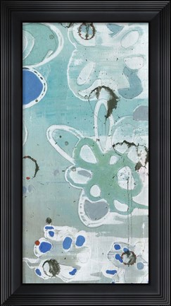 Framed Flowers Abstracted II Print