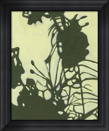 Framed Exotic Silhouette I Print