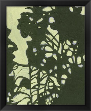 Framed Exotic Silhouette II Print