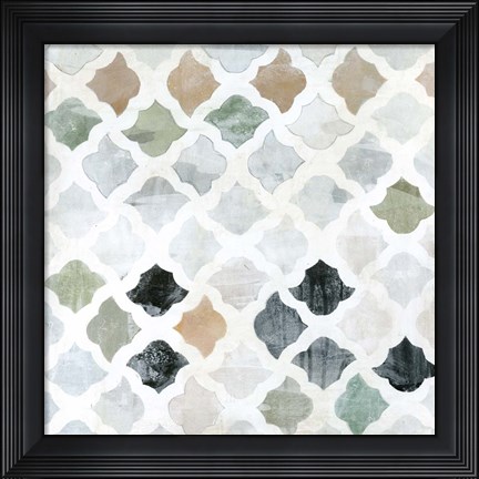 Framed Turkish Tile II Print