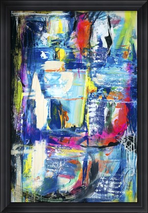 Framed Spiritual Graffiti II Print