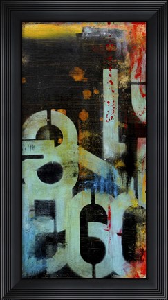 Framed Out Numbered II Print