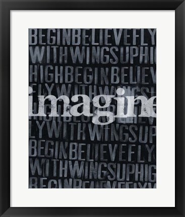 Framed Dream, Imagine... II Print