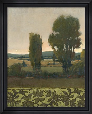 Framed Peaceful Valley I Print