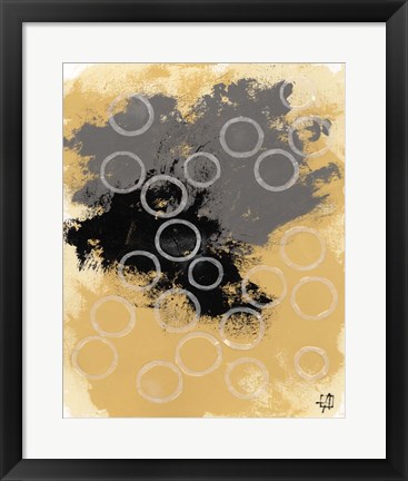 Framed Disco Lemon Juice II Print