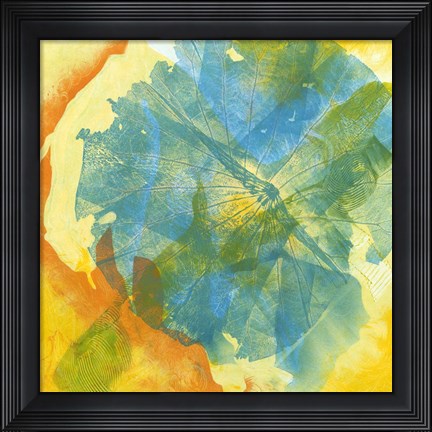 Framed Lotus Monotype II Print