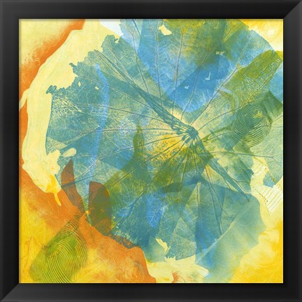 Framed Lotus Monotype II Print