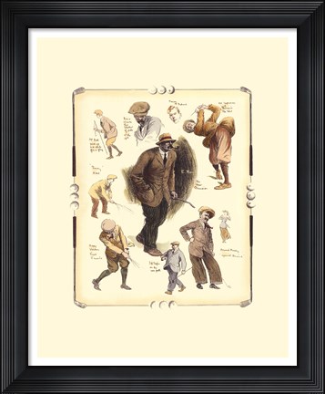 Framed Open Championship At Muirfield Print
