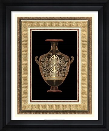 Framed Etruscan Earthenware I Print