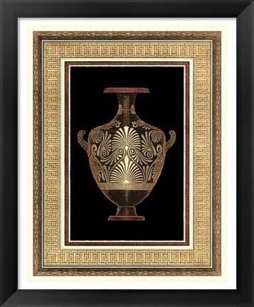 Framed Etruscan Earthenware I Print