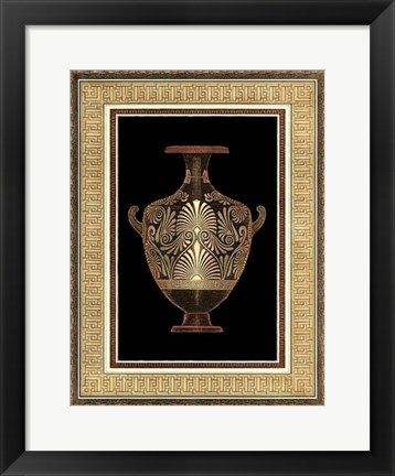 Framed Etruscan Earthenware I Print