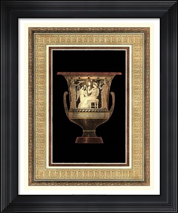 Framed Etruscan Earthenware IV Print