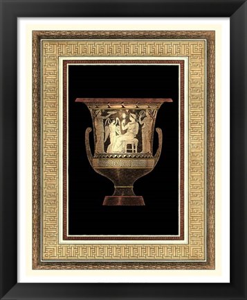 Framed Etruscan Earthenware IV Print