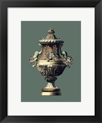 Framed Classical Urn II Print