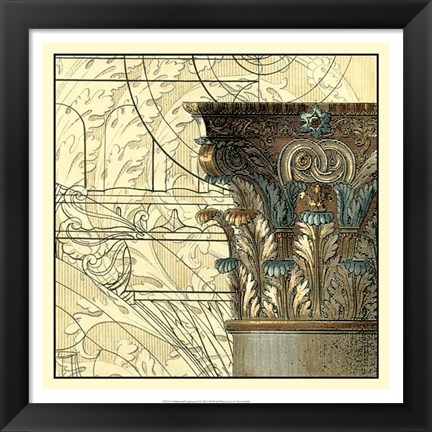 Framed Architectural Inspiration I Print