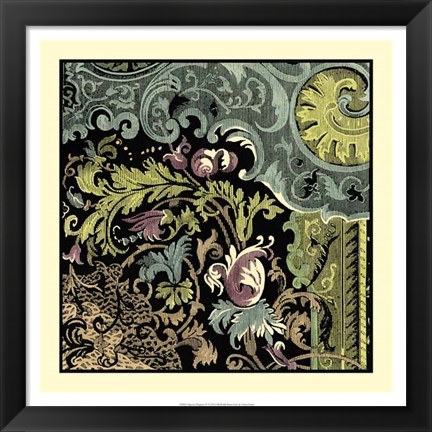 Framed Tapestry Elegance IV Print