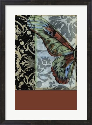 Framed Butterfly Tapestry I Print